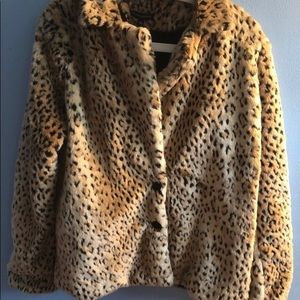 Kendall & Kylie Jackets & Coats - Kendal & Kylie Faux Leopard Fur Coat Kendall & Kylie Jackets & Coats - Kendal & Kylie Faux Leopard Fur Coat